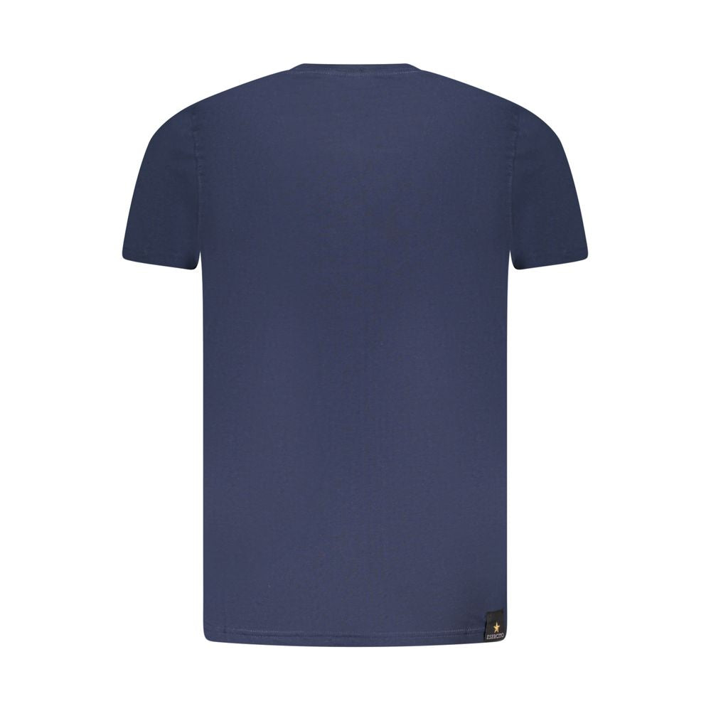 Accademia Militare Blue Cotton Men's T-Shirt - Luxe Nova