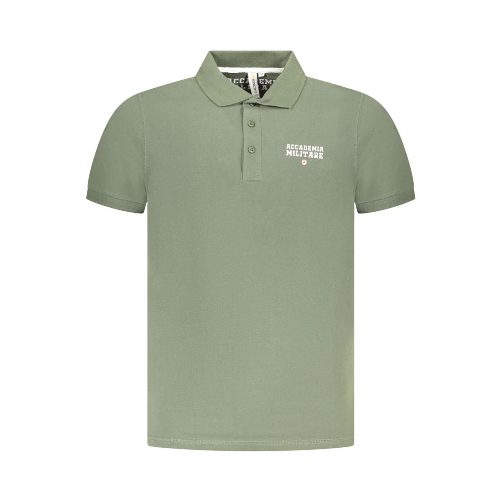 Accademia Militare Verde Cotton Men Polo - Luxe Nova