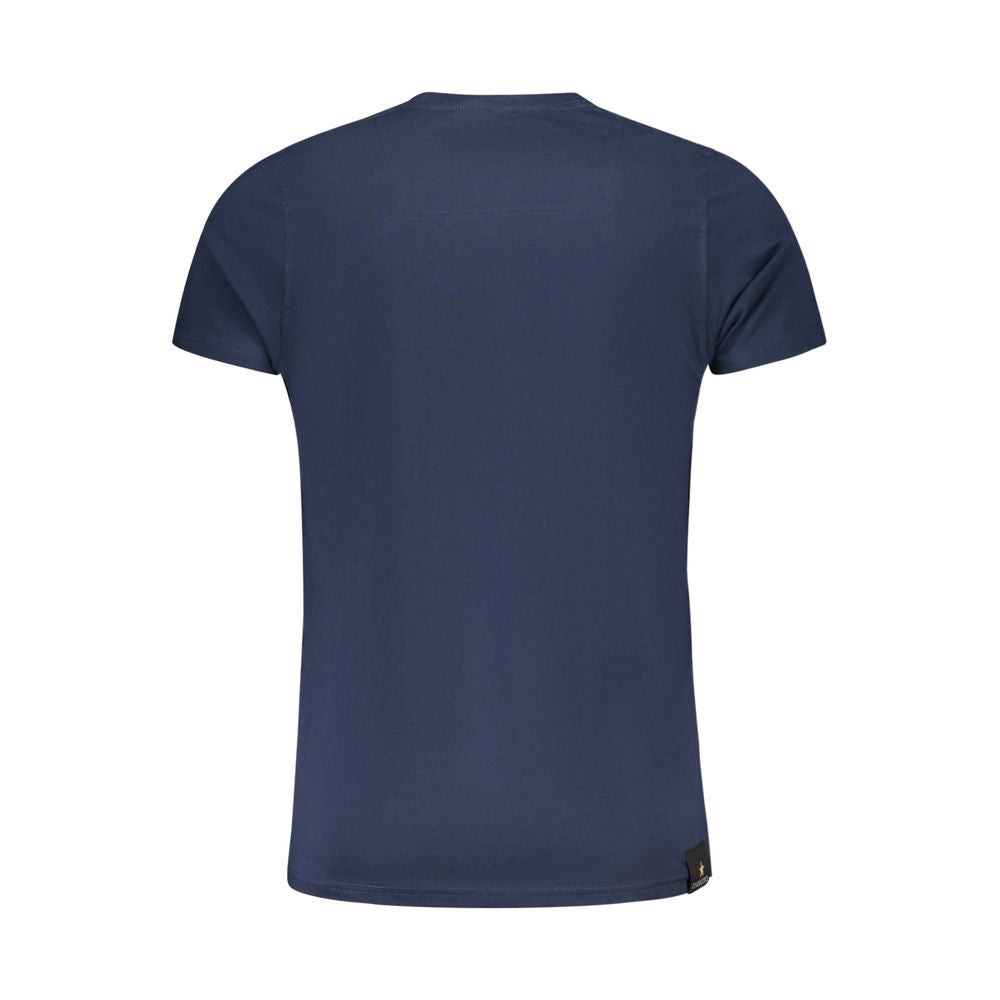 Accademia Militare Blu Cotton Men T-Shirt - Luxe Nova