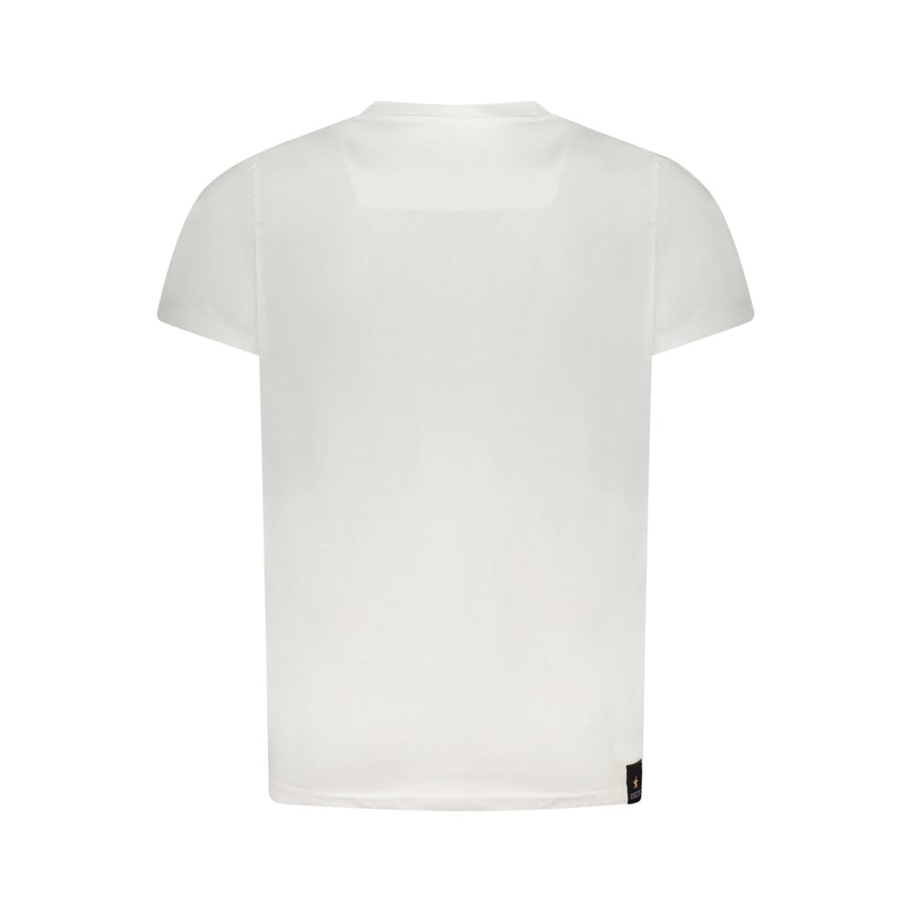 Accademia Militare White Cotton Men's T-Shirt - Luxe Nova