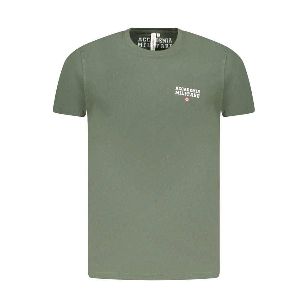 Accademia Militare Verde Cotton Mens T-Shirt - Luxe Nova