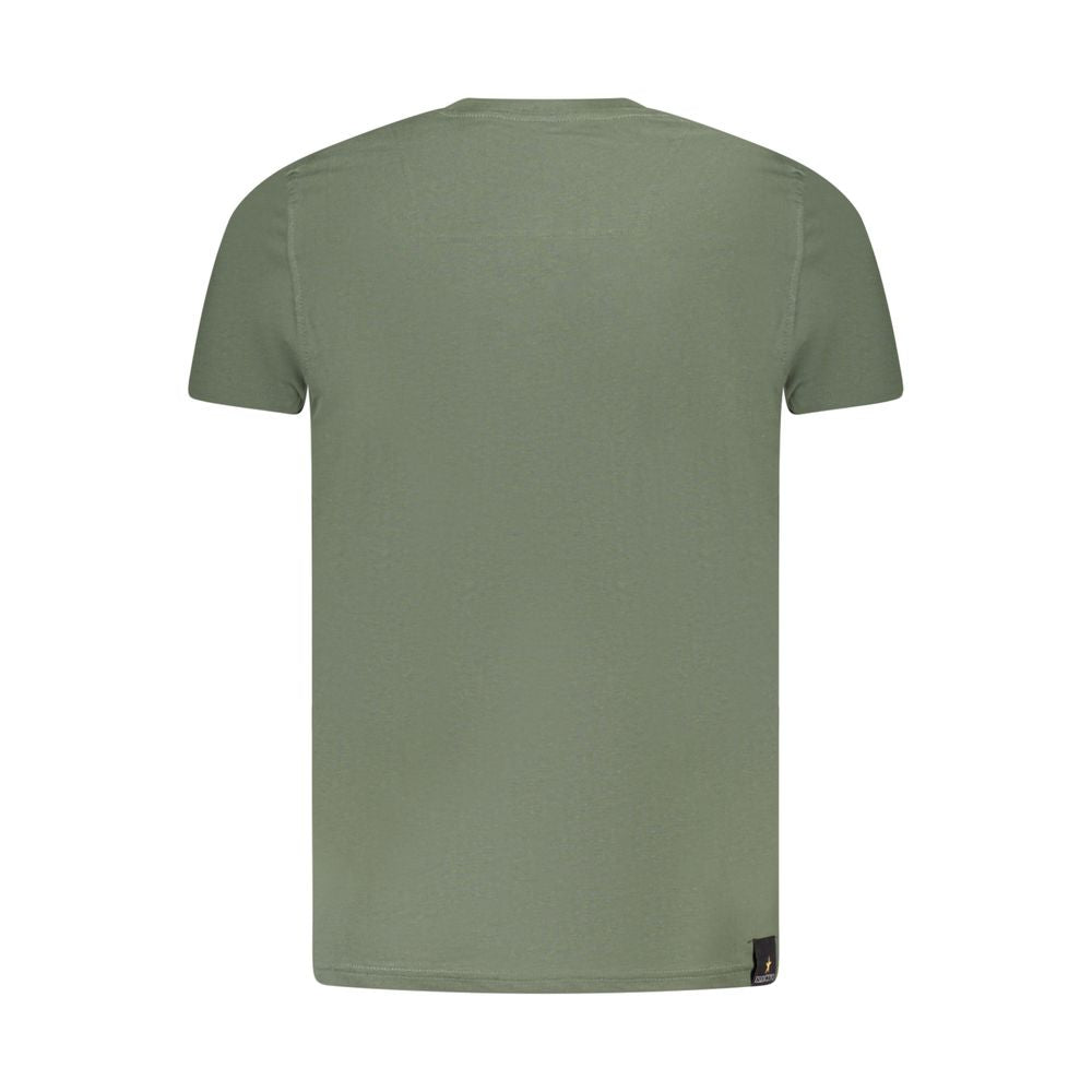 Accademia Militare Verde Cotton Mens T-Shirt - Luxe Nova