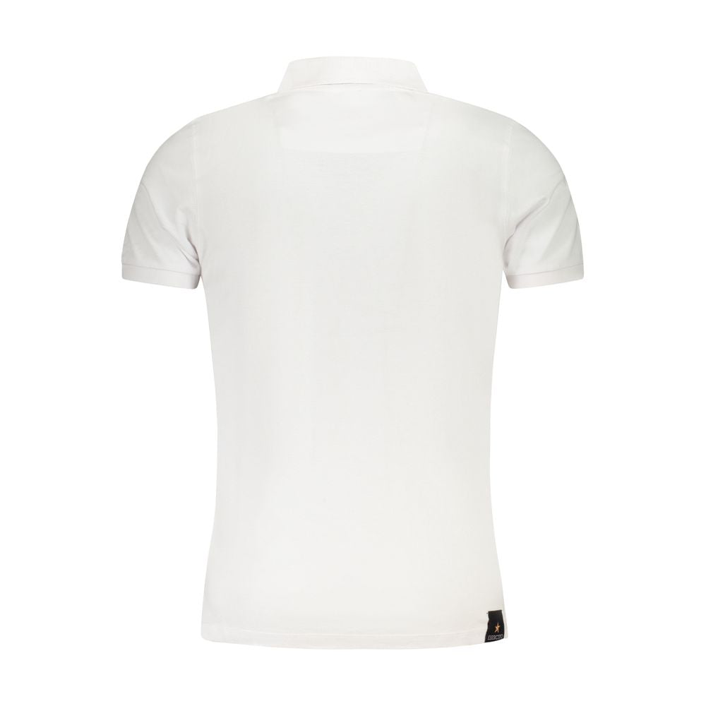 Accademia Militare Bianco Cotton Men Polo - Luxe Nova