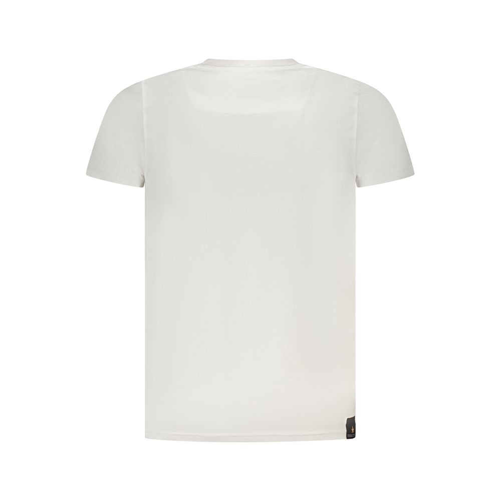 Accademia Militare Bianco Cotton Men T-Shirt - Luxe Nova