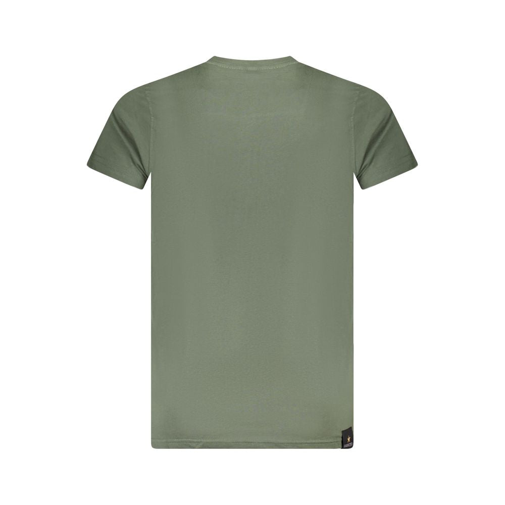 Accademia Militare Verde Cotton Men T-Shirt - Luxe Nova