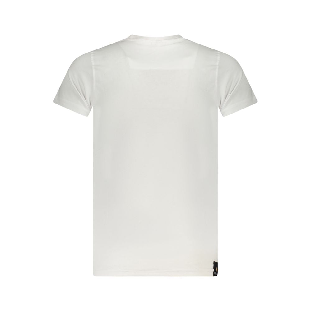 Accademia Militare White Cotton Men's T-Shirt - Luxe Nova