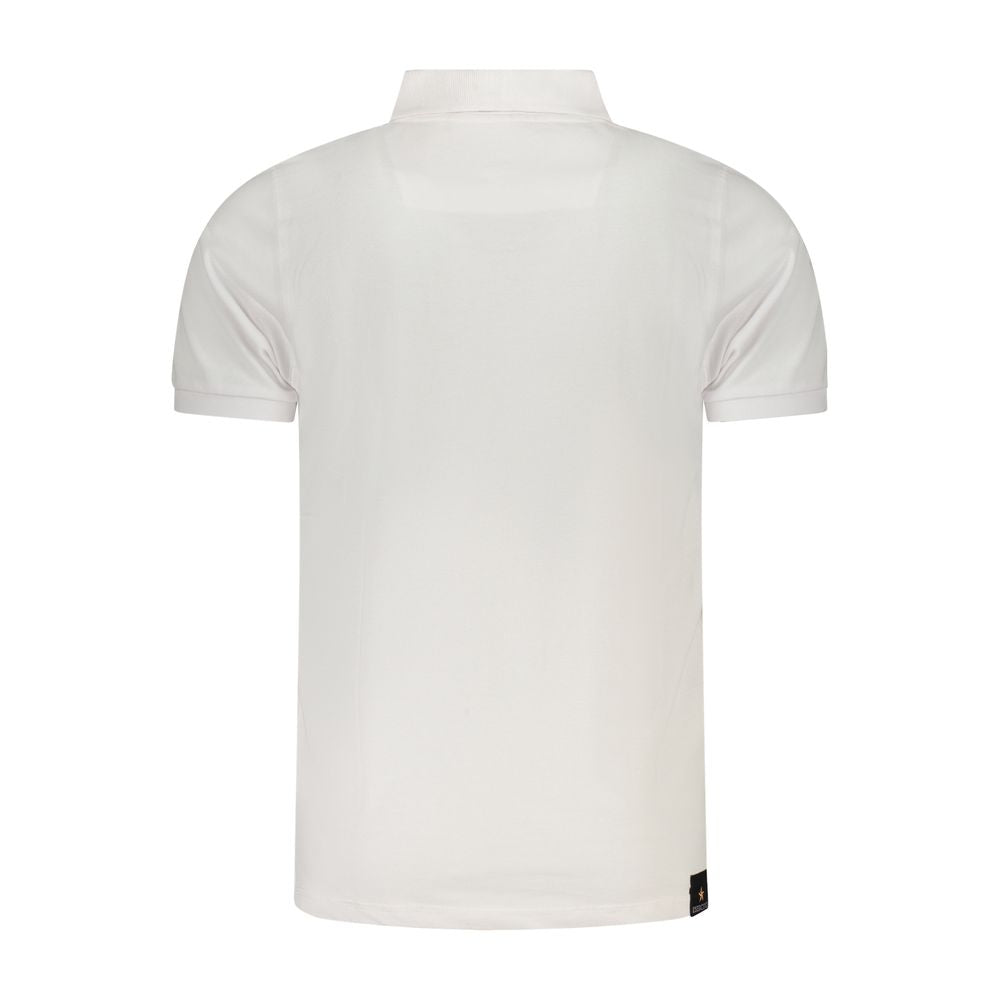 Accademia Militare White Cotton Men's Polo Shirt - Luxe Nova