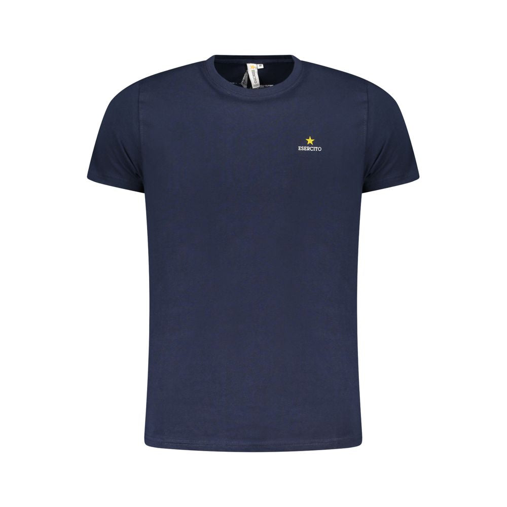Esercito 1659 Blu Cotton Men's T-Shirt - Luxe Nova