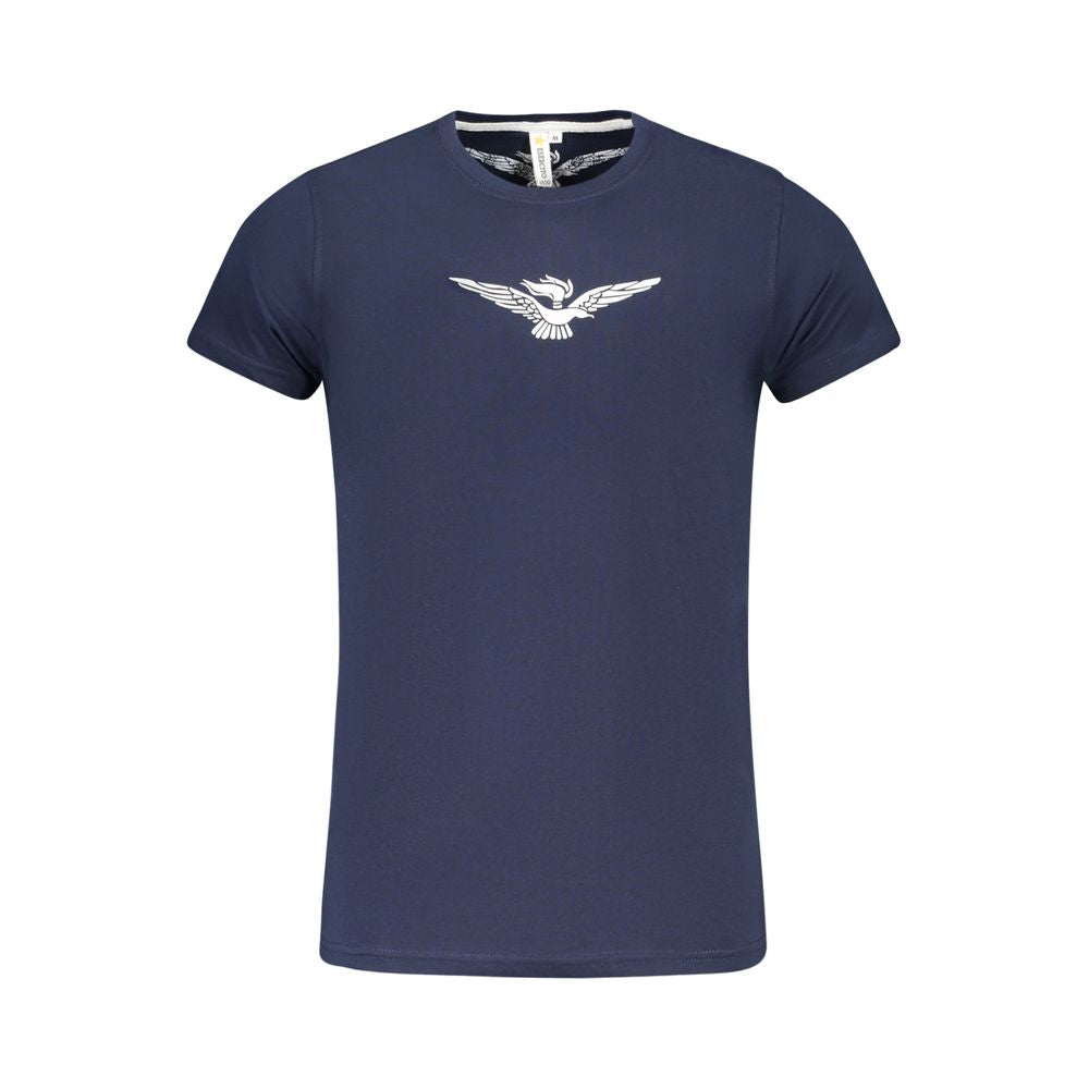 Accademia Militare Blue Cotton Men's T-Shirt - Luxe Nova