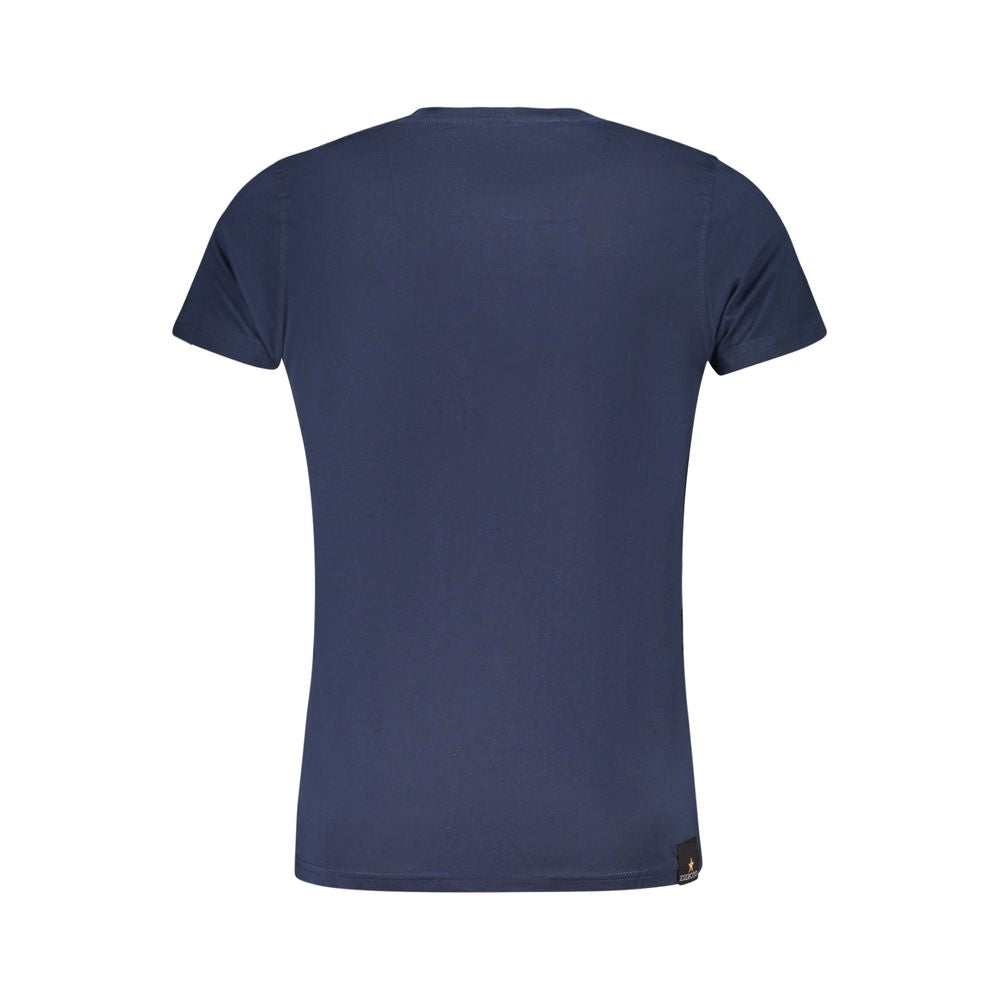 Accademia Militare Blue Cotton Men's T-Shirt - Luxe Nova