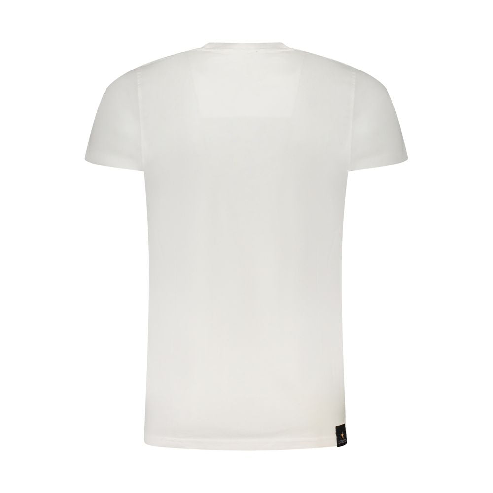 Esercito 1659 White Cotton Men's T-Shirt - Luxe Nova
