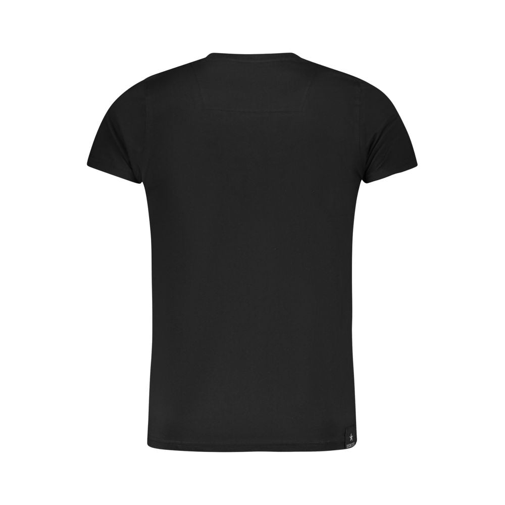 Accademia Militare Black Cotton Men's T-Shirt - Luxe Nova