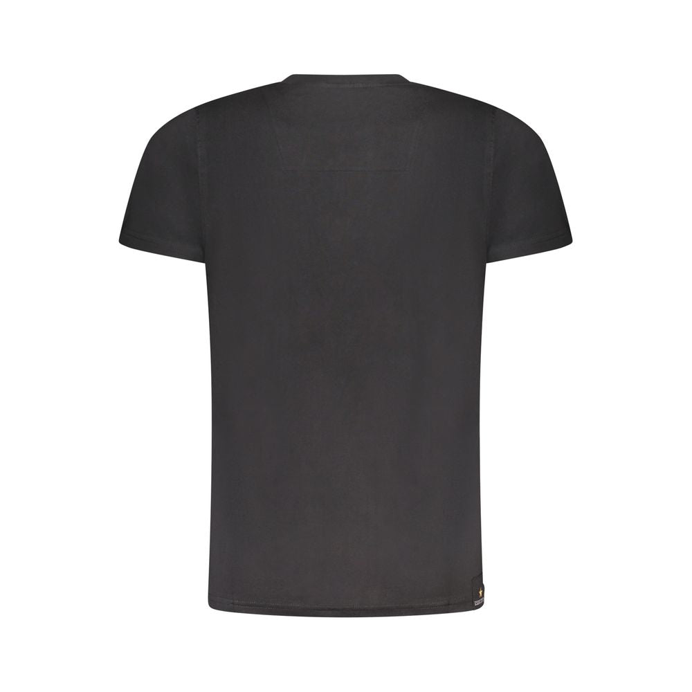 Esercito 1659 Black Cotton Men T-Shirt - Luxe Nova