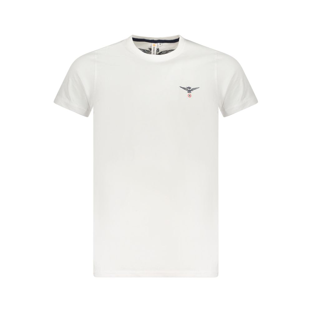 Accademia Militare Bianco Cotton Men T-Shirt - Luxe Nova