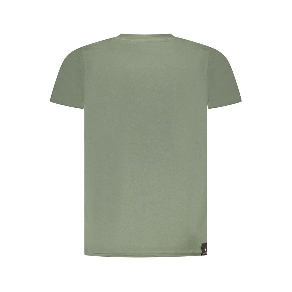 Accademia Militare Verde Cotton Men T-Shirt - Luxe Nova