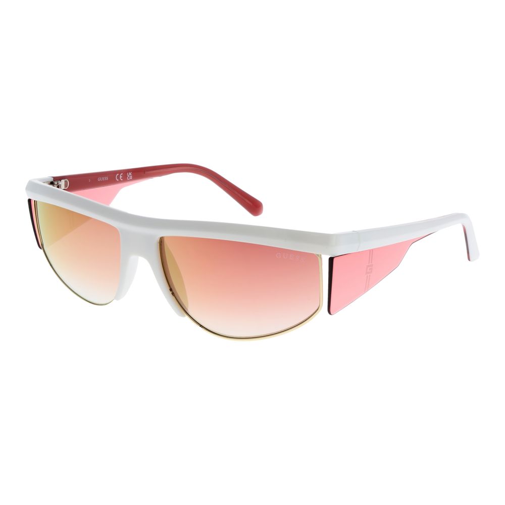 Guess White Plastic Sunglasses - Luxe Nova
