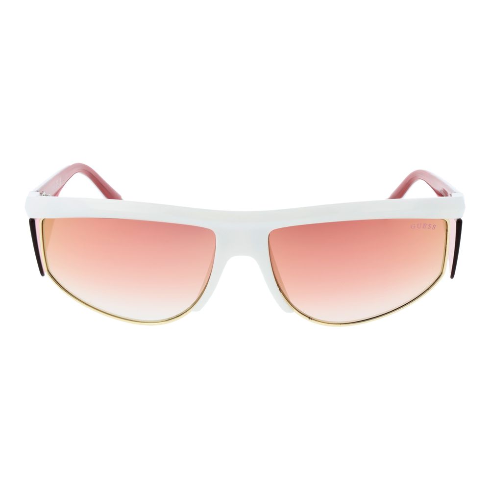 Guess White Plastic Sunglasses - Luxe Nova