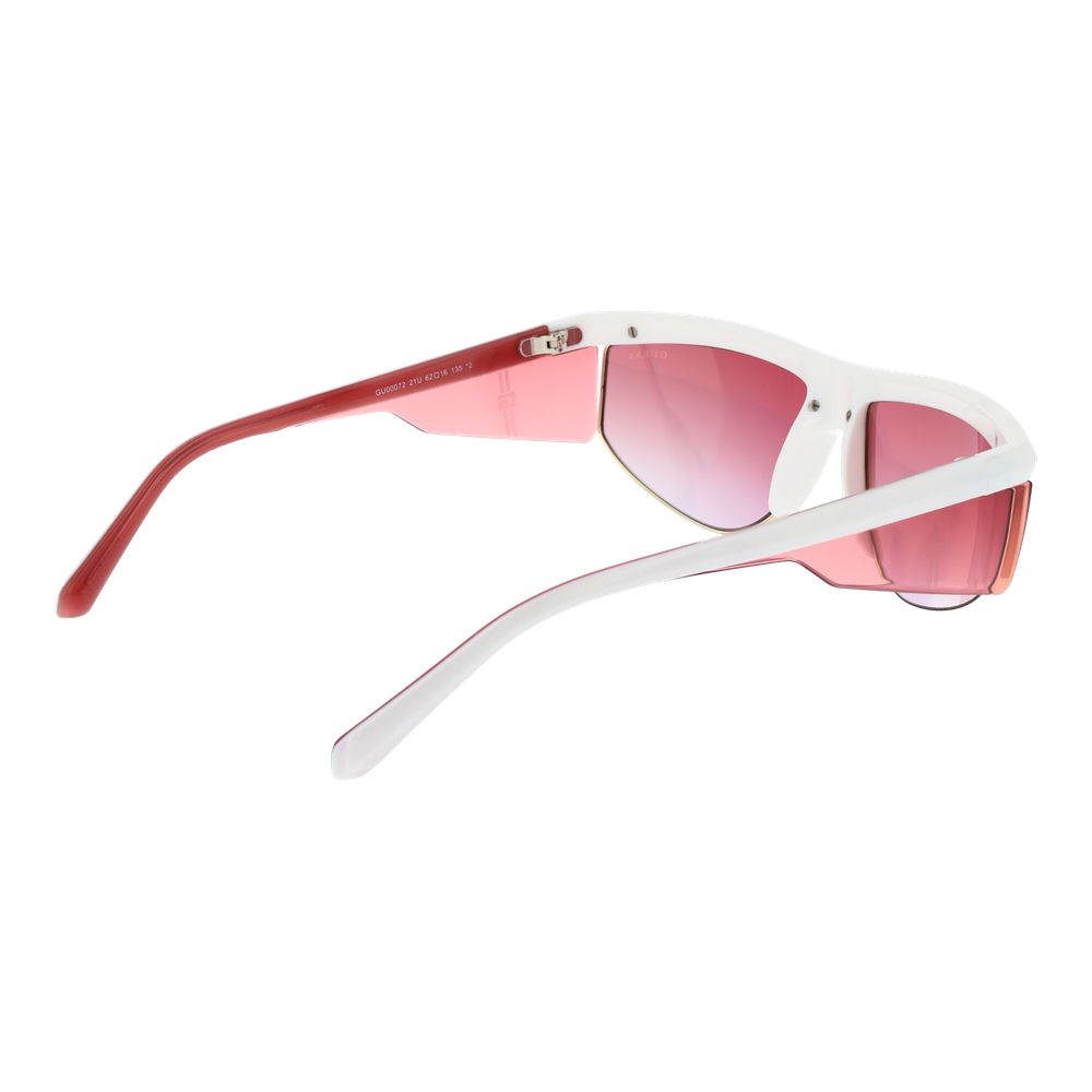 Guess White Plastic Sunglasses - Luxe Nova