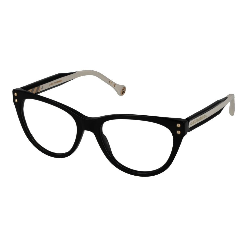 Carolina Herrera Black Acetate Glasses (Frames) - Luxe Nova