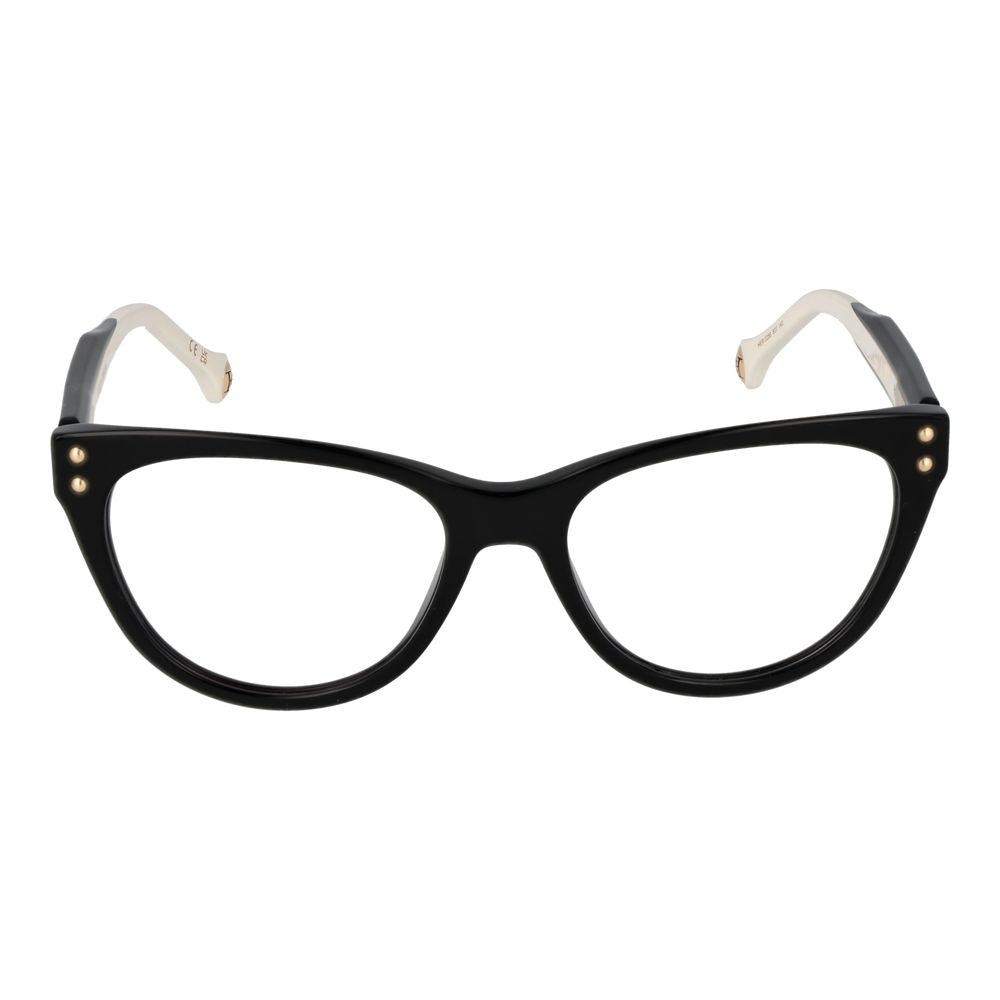 Carolina Herrera Black Acetate Glasses (Frames) - Luxe Nova