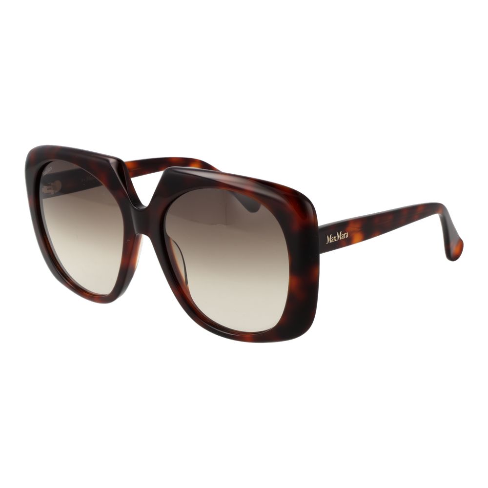 Max Mara Brown Acetate Sunglasses - Luxe Nova