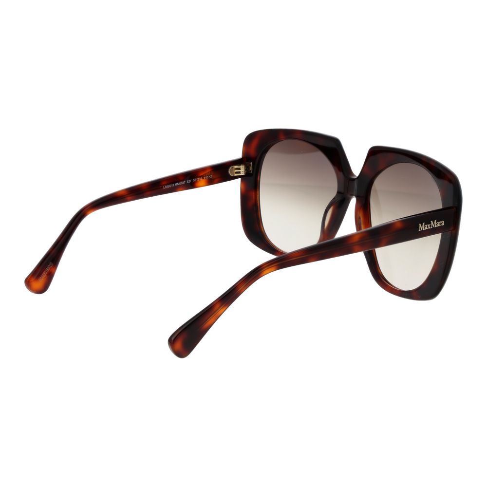 Max Mara Brown Acetate Sunglasses - Luxe Nova
