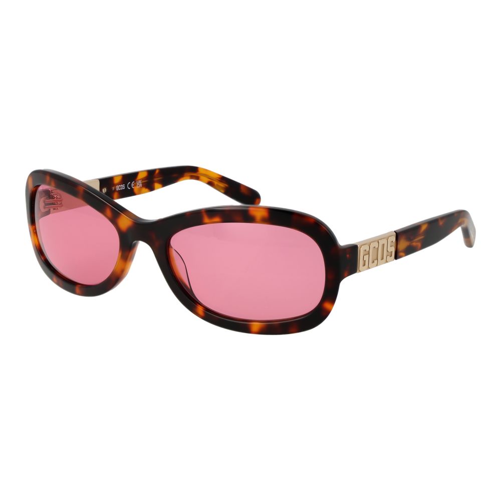 GCDS Brown Acetate Sunglasses - Luxe Nova