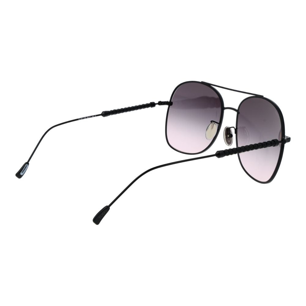 Tod's Black Metal Sunglasses - Luxe Nova