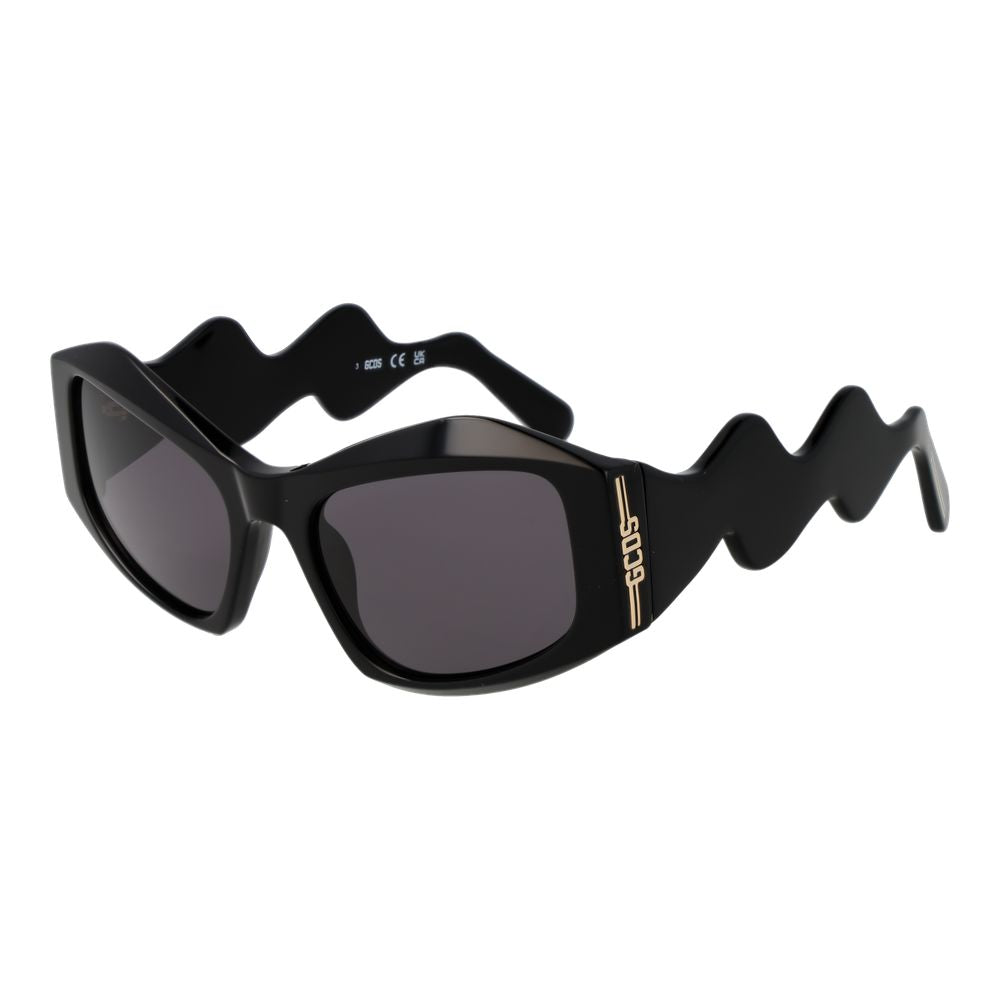 GCDS Black Acetate Sunglasses - Luxe Nova