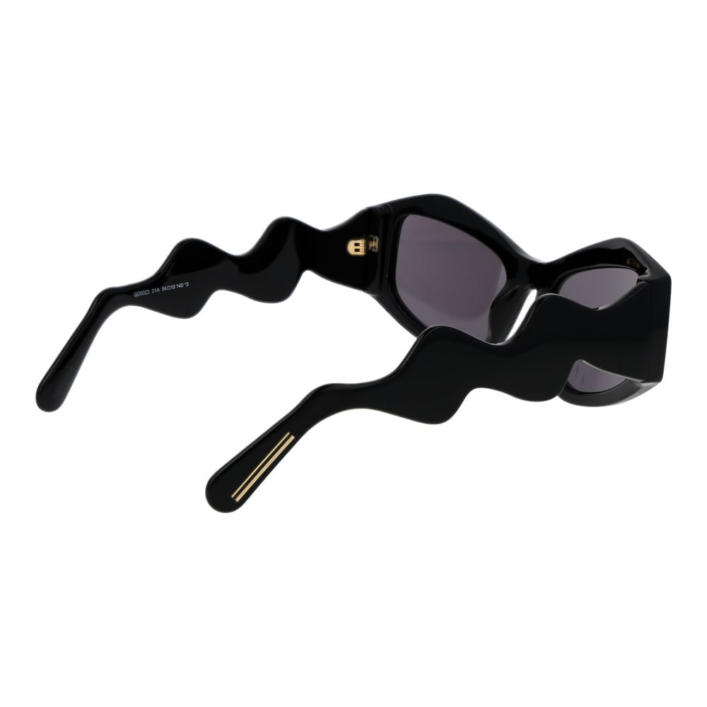 GCDS Black Acetate Sunglasses - Luxe Nova