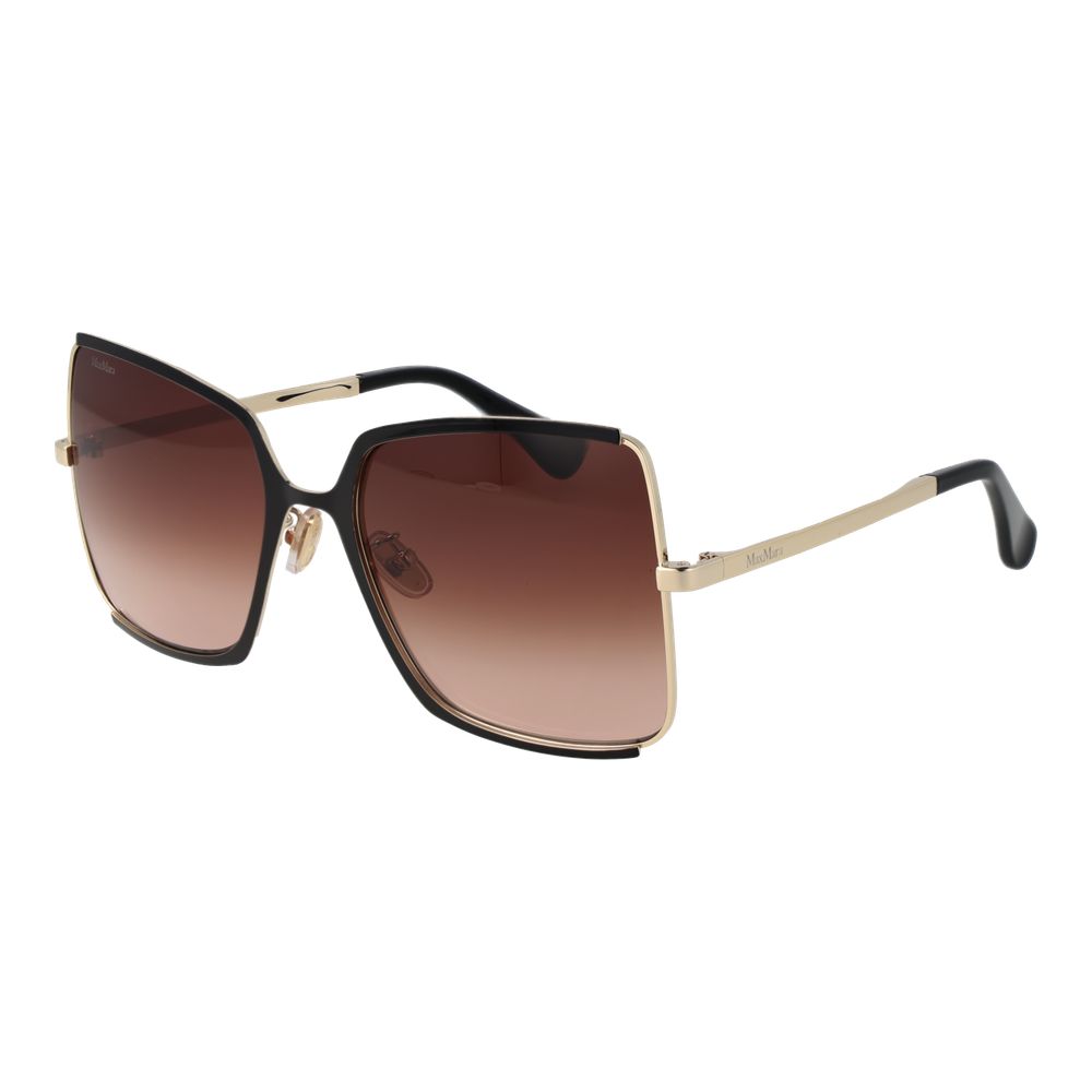 Max Mara Black Metal Sunglasses - Luxe Nova
