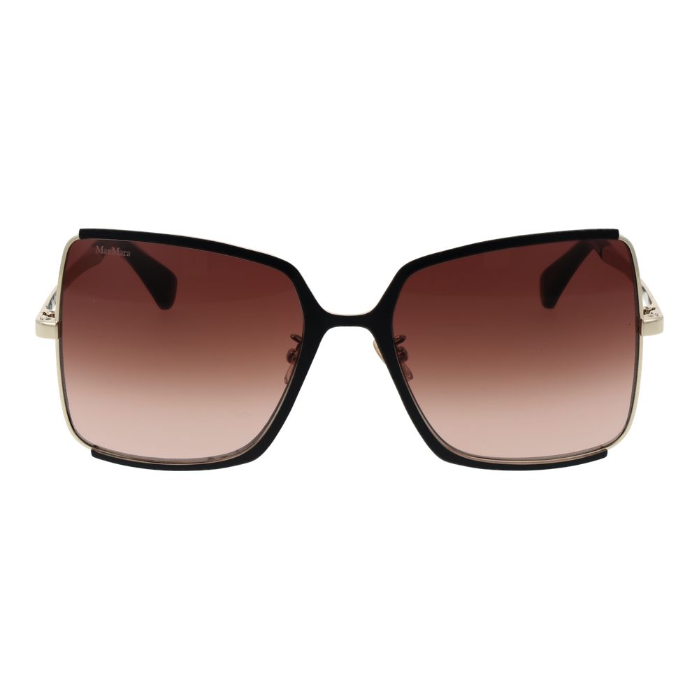 Max Mara Black Metal Sunglasses - Luxe Nova
