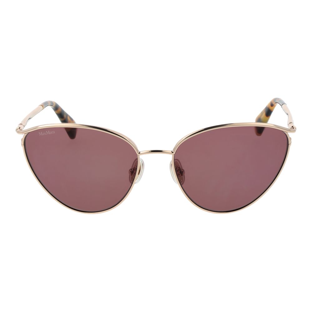 Max Mara Gold Metal Sunglasses - Luxe Nova
