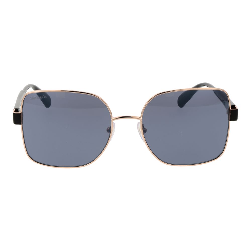 Max & Co Rose Gold Metal Sunglasses - Luxe Nova