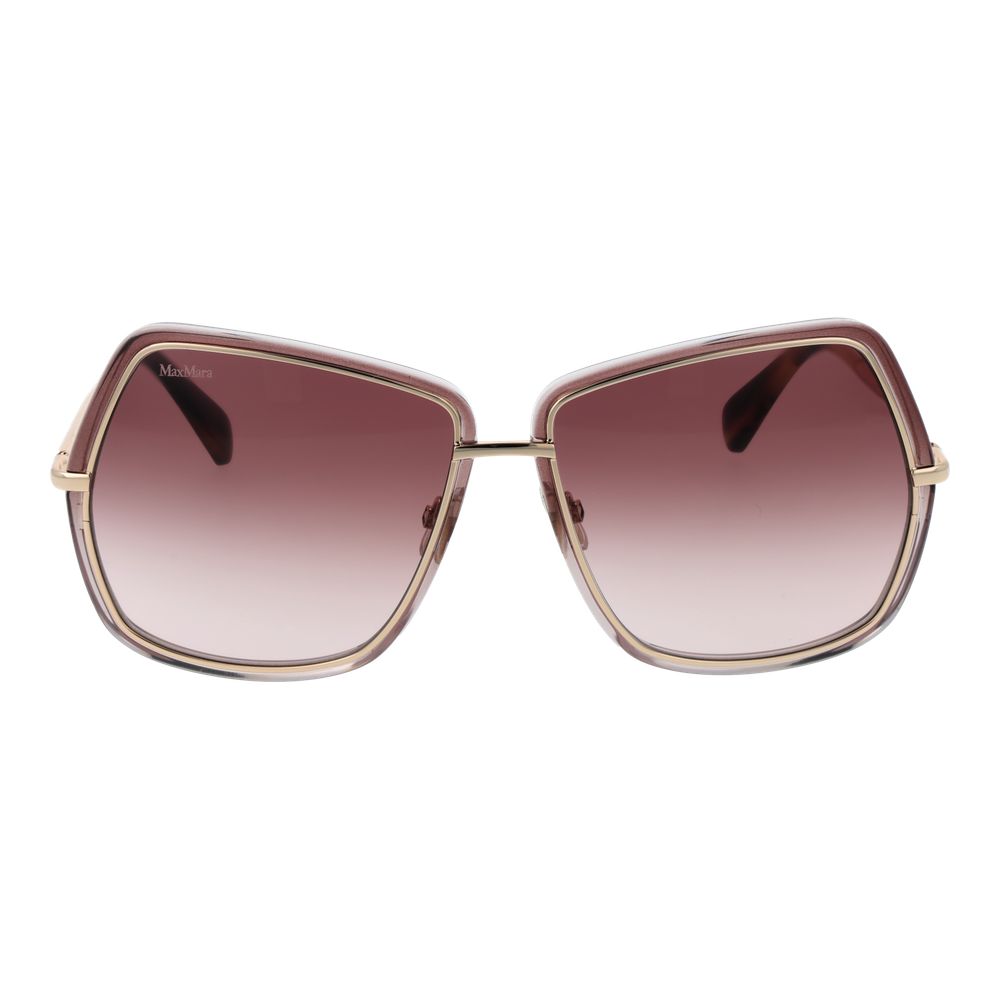 Max Mara Gold Metal Sunglasses - Luxe Nova
