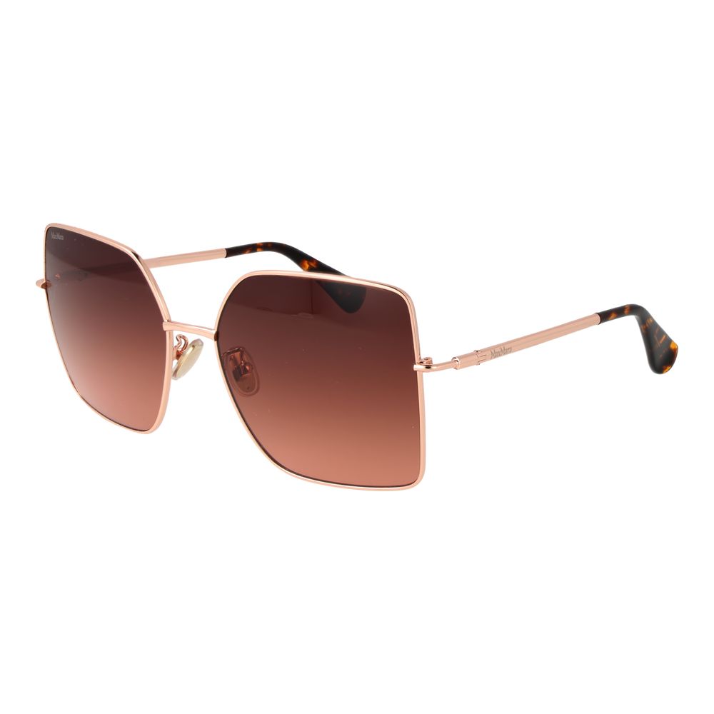 Max Mara Rose Gold Metal Sunglasses - Luxe Nova