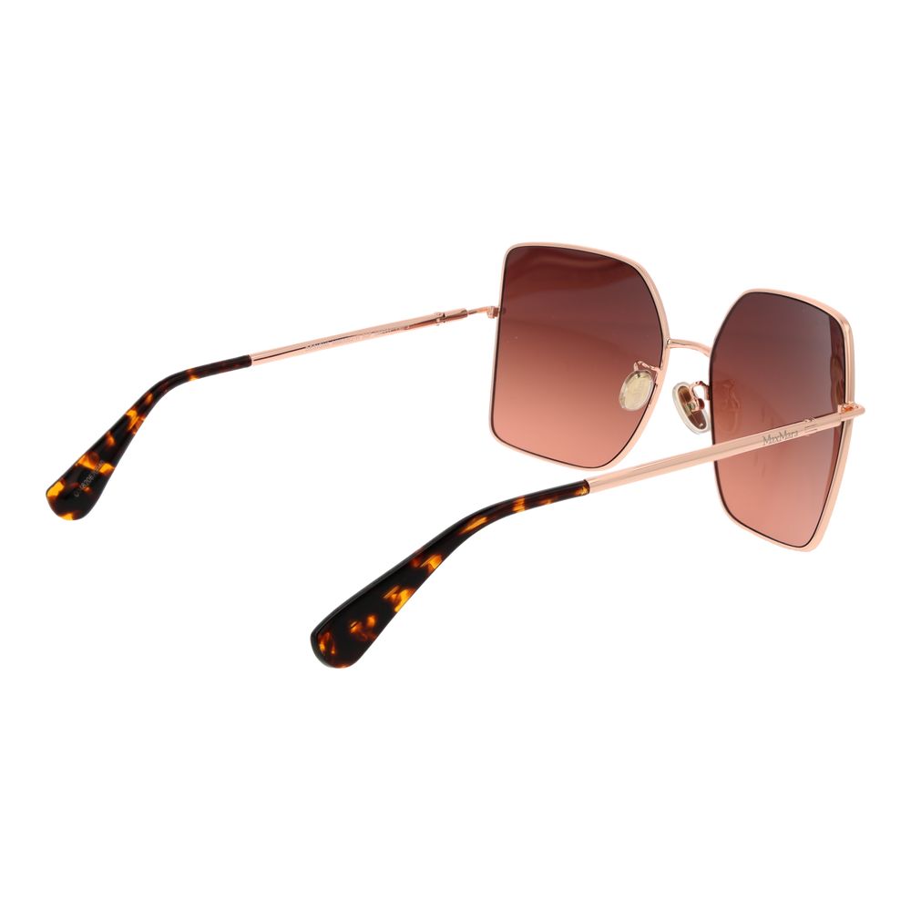 Max Mara Rose Gold Metal Sunglasses - Luxe Nova