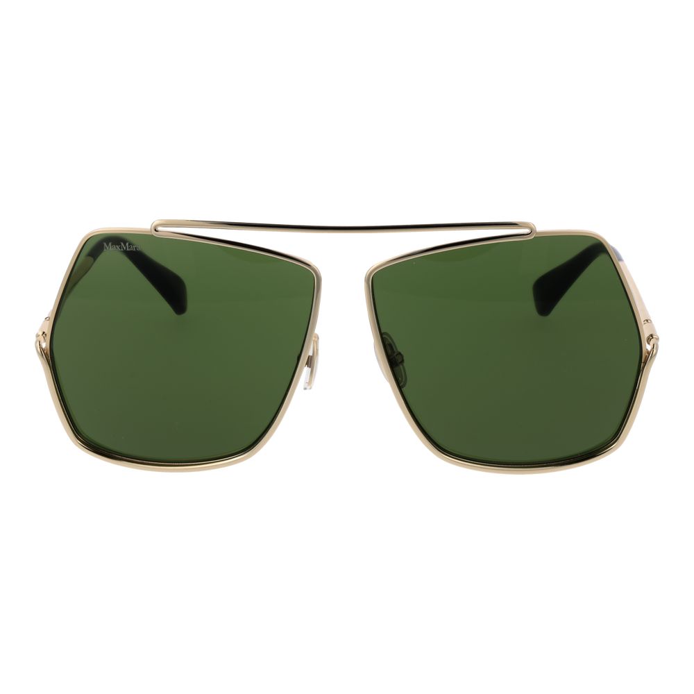 Max Mara Gold Metal Sunglasses - Luxe Nova