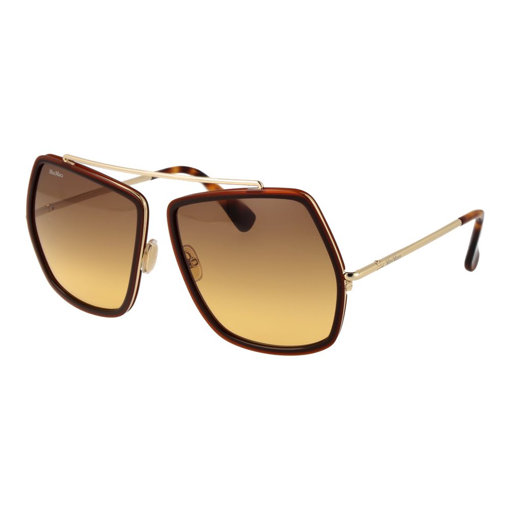 Max Mara Brown Metal Sunglasses - Luxe Nova