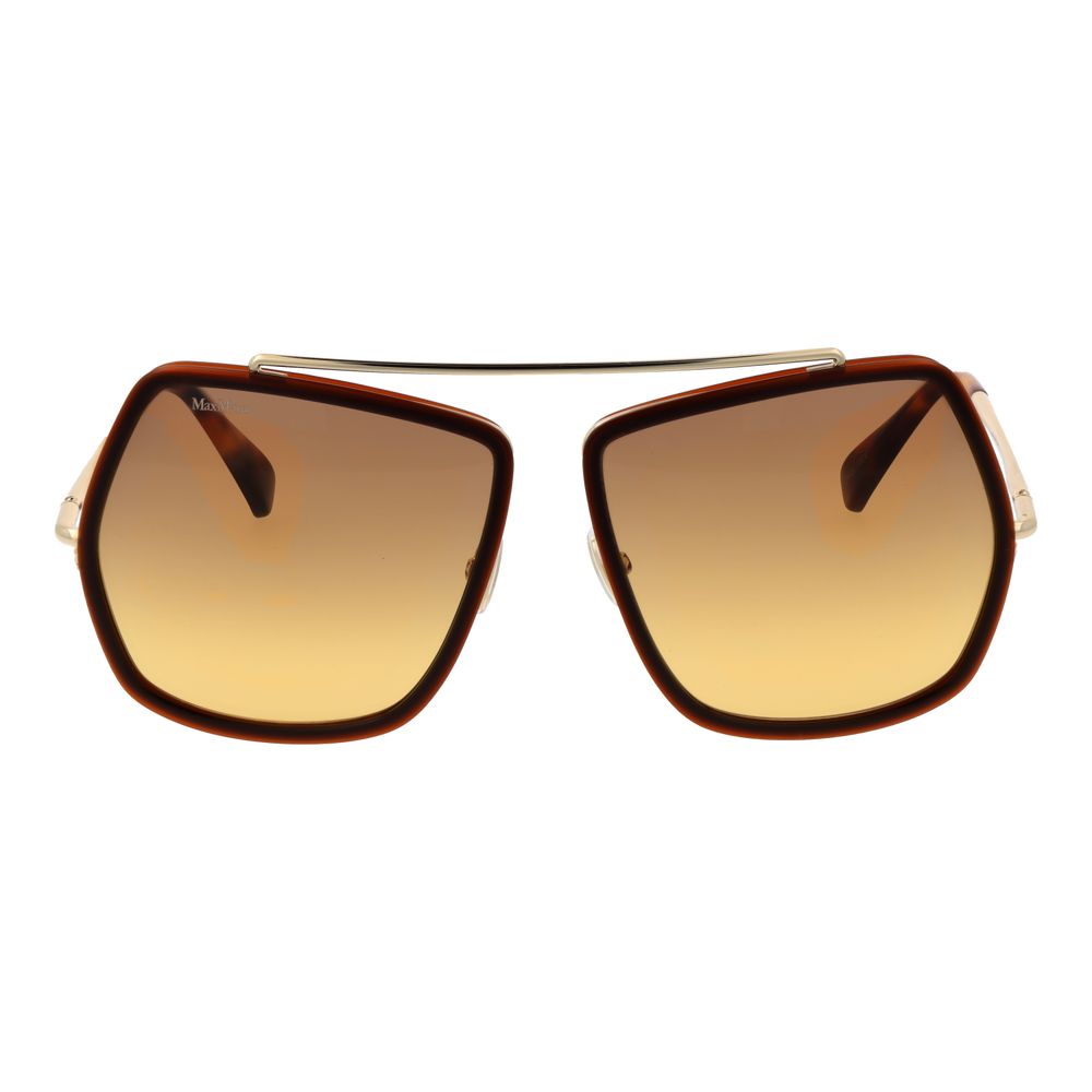 Max Mara Brown Metal Sunglasses - Luxe Nova