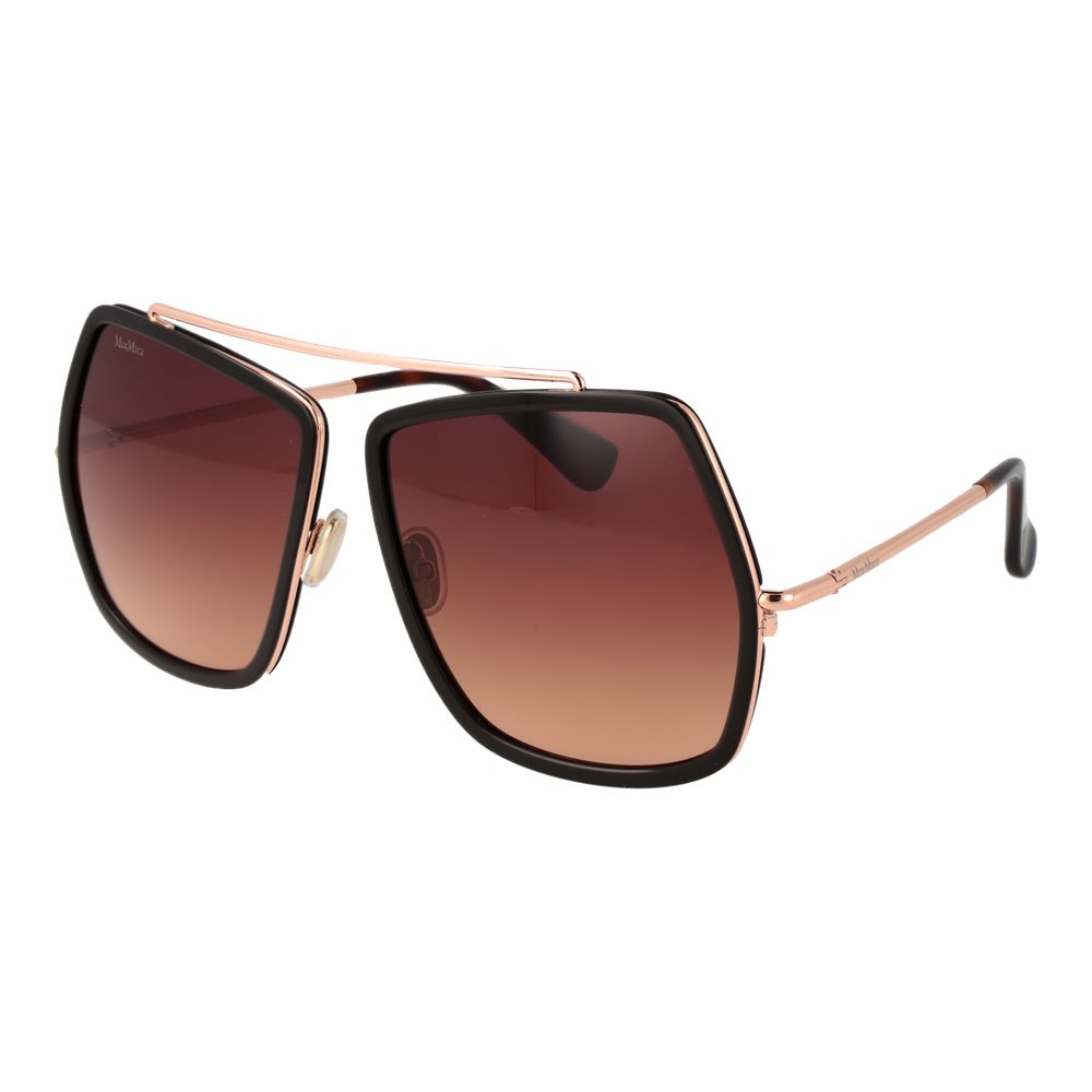 Max Mara Brown Metal Sunglasses - Luxe Nova