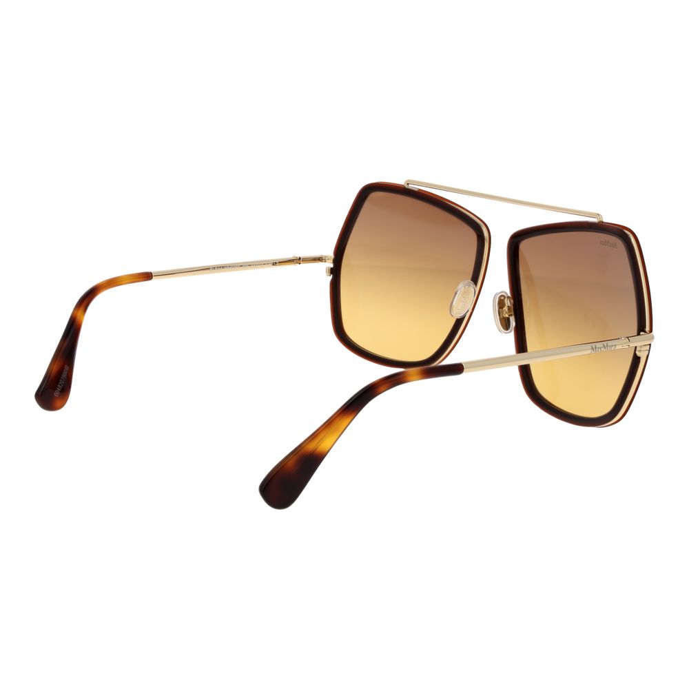 Max Mara Brown Metal Sunglasses - Luxe Nova