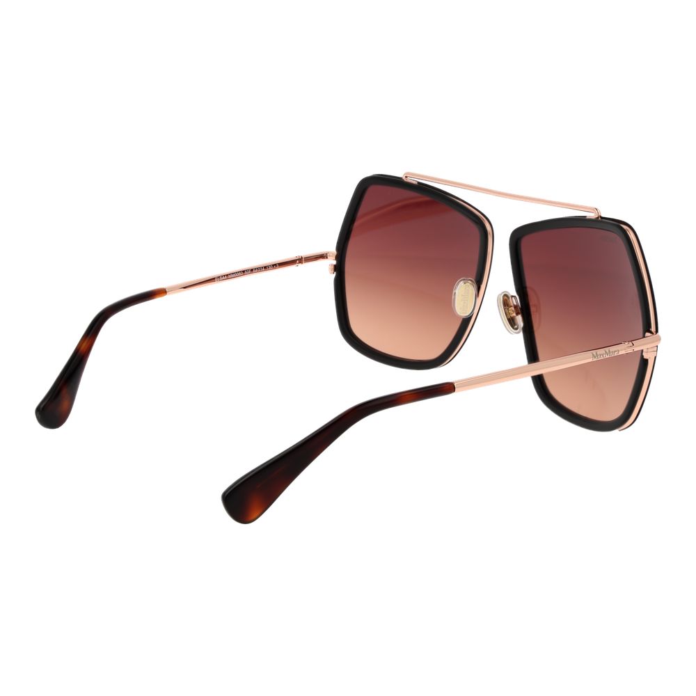 Max Mara Brown Metal Sunglasses - Luxe Nova