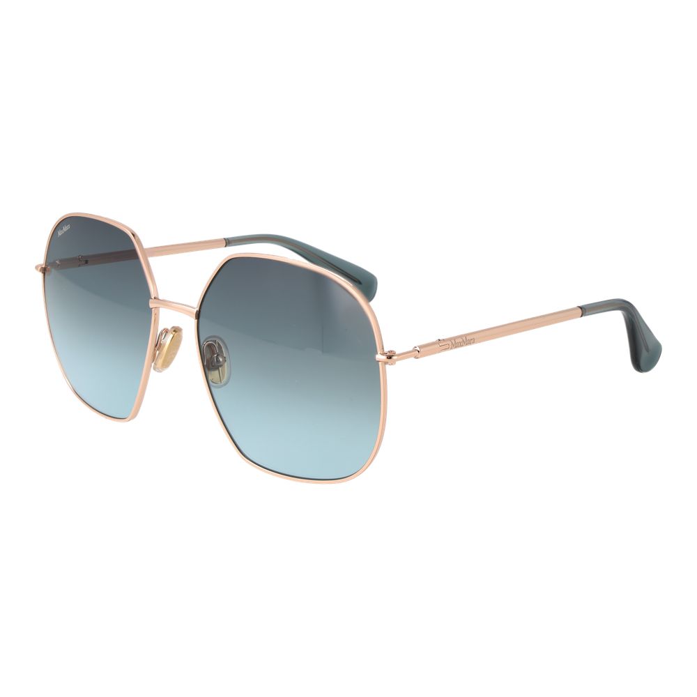 Max Mara Rose Gold Metal Sunglasses - Luxe Nova