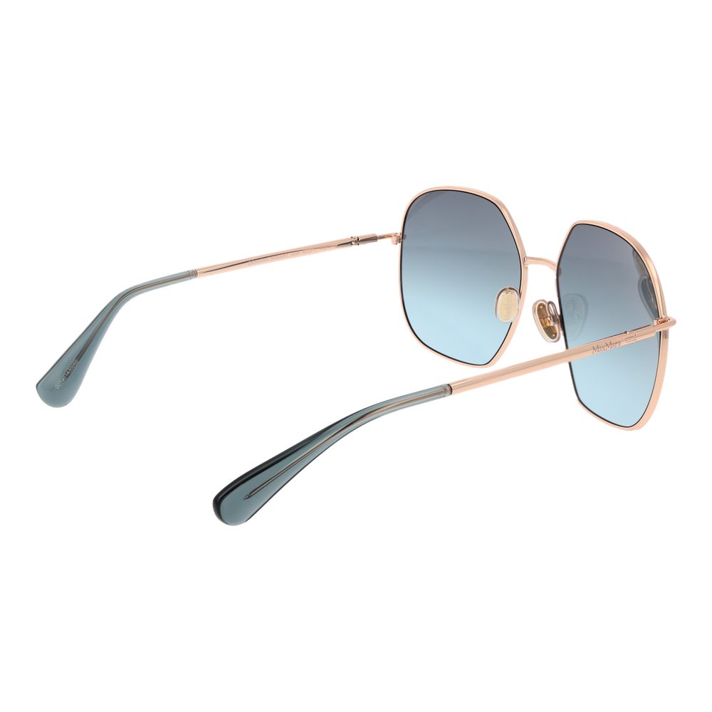 Max Mara Rose Gold Metal Sunglasses - Luxe Nova