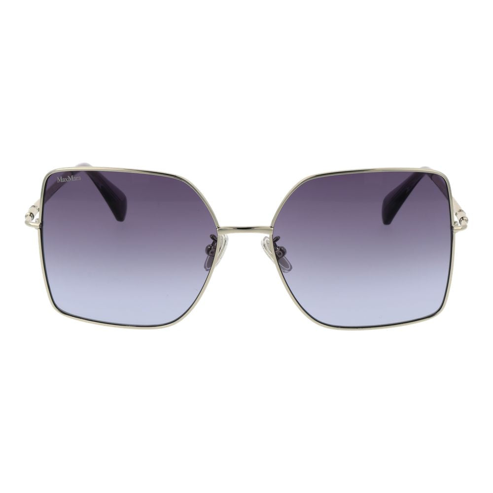 Max Mara Silver Metal Sunglasses - Luxe Nova