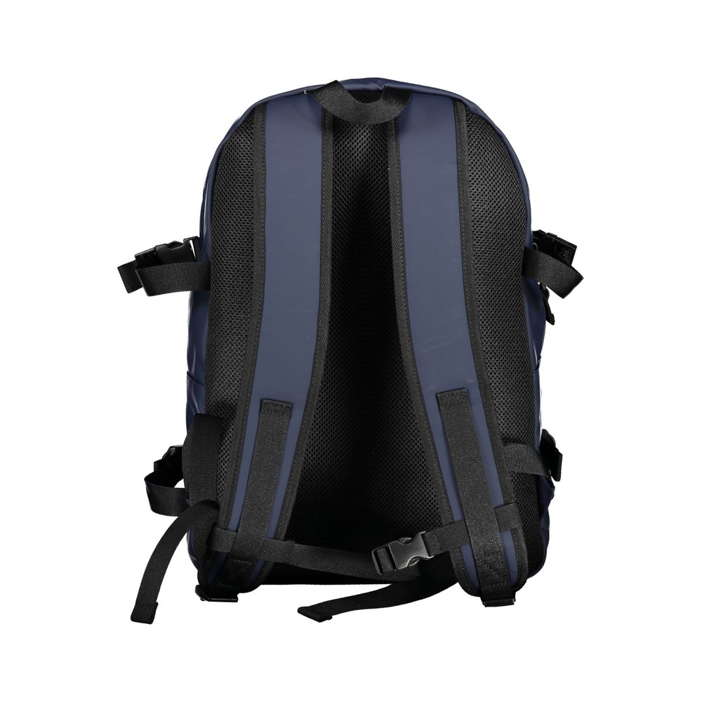 Tommy Hilfiger Blue Polyurethane Men Backpack - Luxe Nova