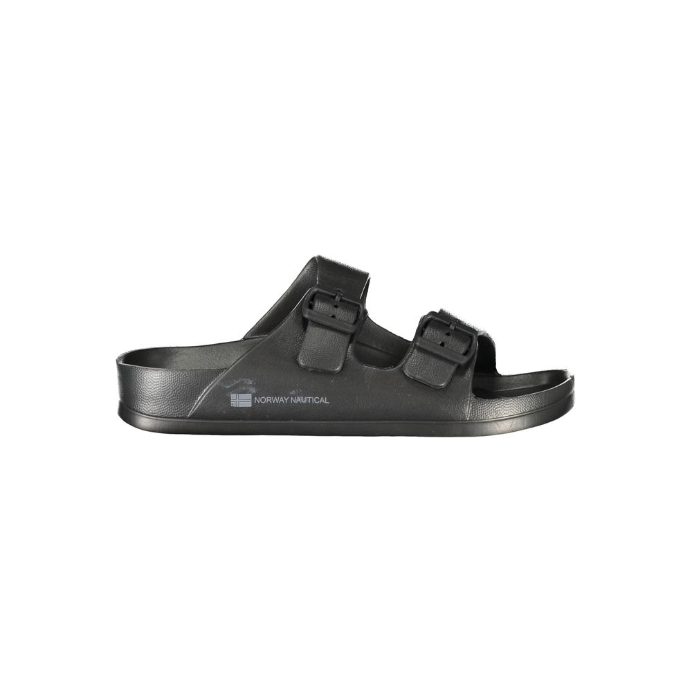 Norway 1963 Black Plastic Mens Slipper - Luxe Nova