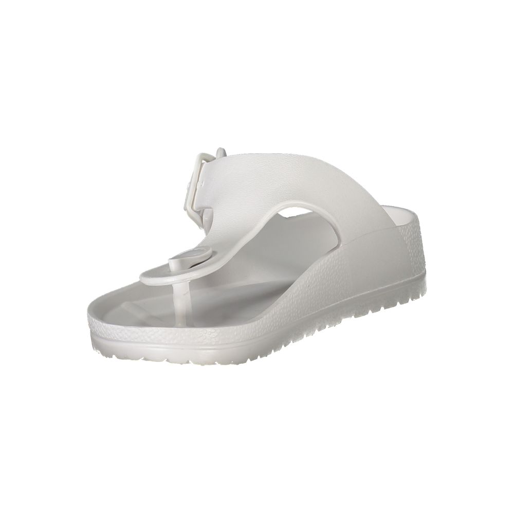Norway 1963 White Plastic Women Ciabatta - Luxe Nova