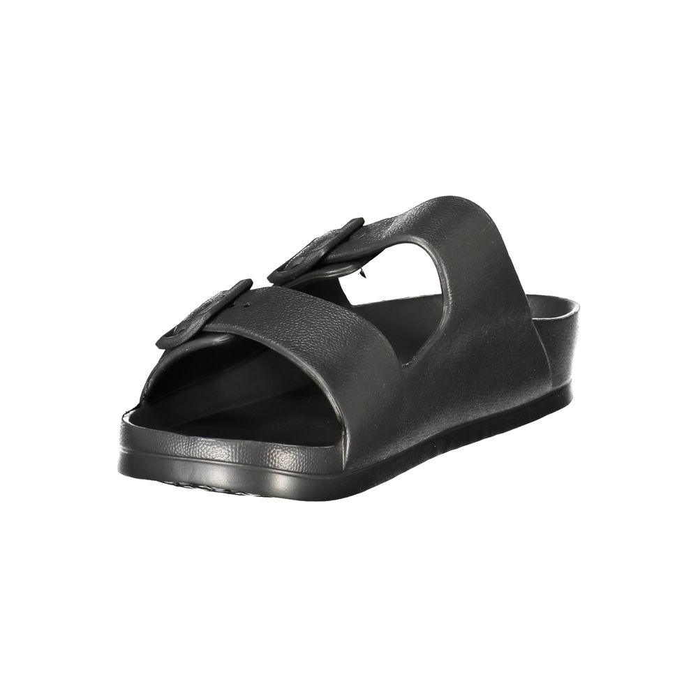 Norway 1963 Black Plastic Mens Slipper - Luxe Nova